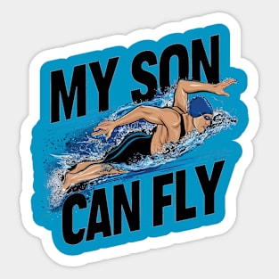 my son can fly Sticker